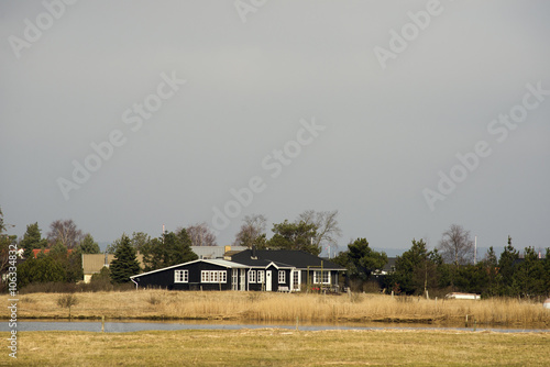 Canvas Print Danish summerhouses