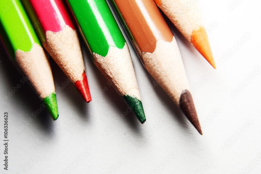 Fototapeta premium color pencil for drawing and fill full color
