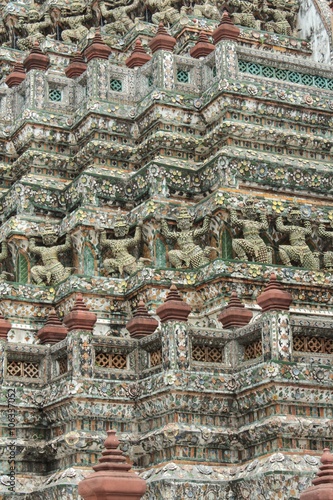 wat arun, temple of dawn, bangkok thailand photo