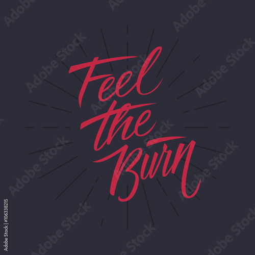 Fotografie Feel the burn