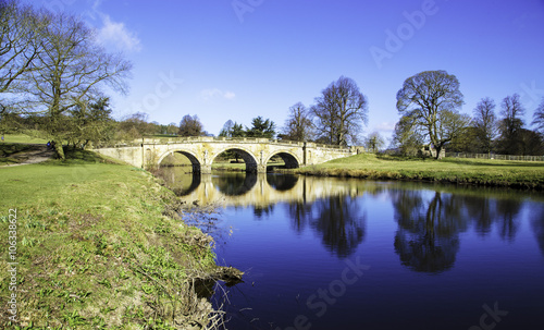 Reflections of bridge