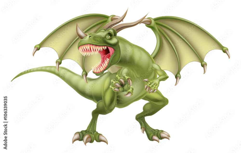 Fototapeta premium Green Dragon
