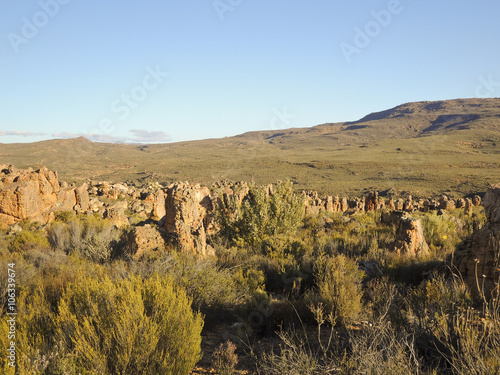 Landscape in Cederberg nature reserve, South Africa photo