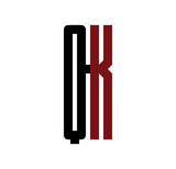 QK initial logo red and black