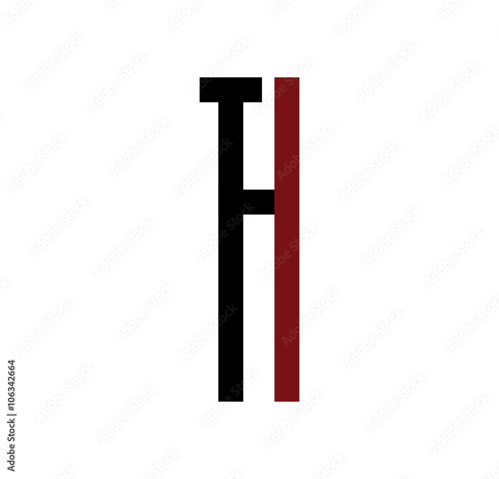 TI initial logo red and black TI initial logo red and black