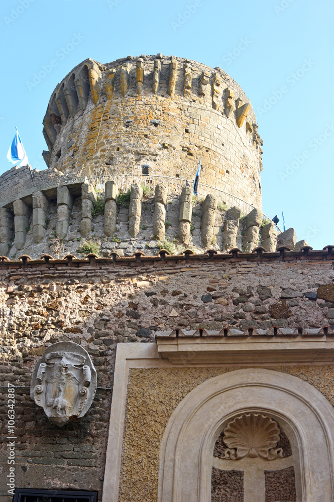 The ancient watchtower of Lanuvio - Rome