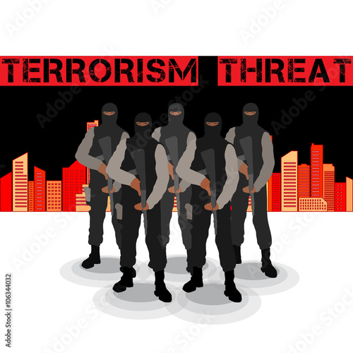 terrorism threat concept