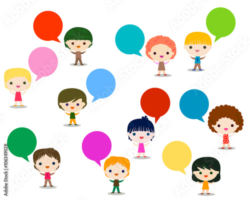 kids talking