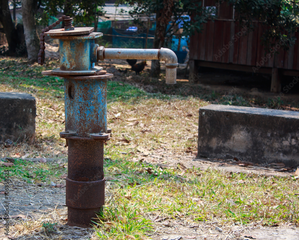 Old manual water pump (Lever Pumps) Old manual water pump (Lever Pumps)