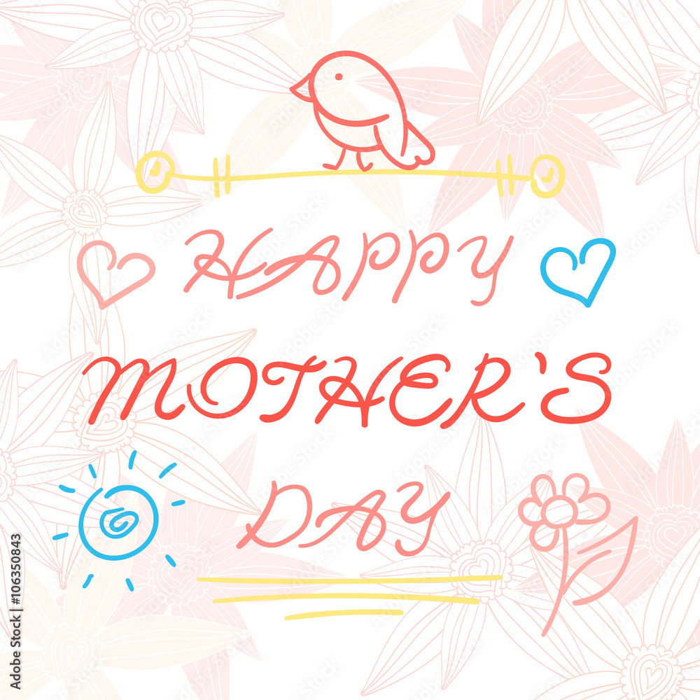 happy mother's day gift card template happy mother's day gift card template
