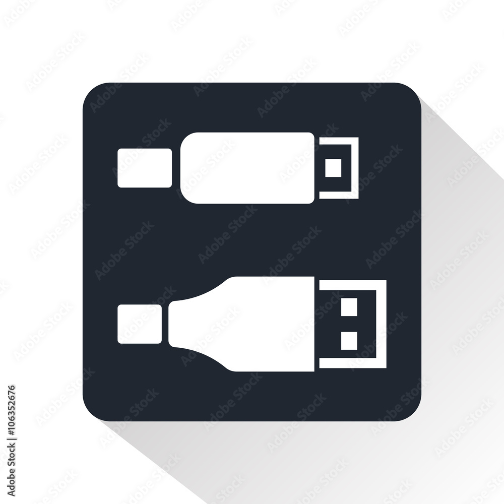 usb wire icon usb wire icon