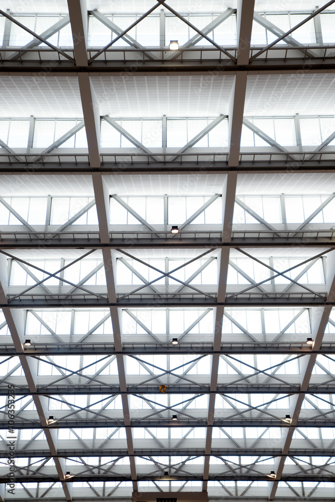 Giant glass roof texture. May be used as a background.