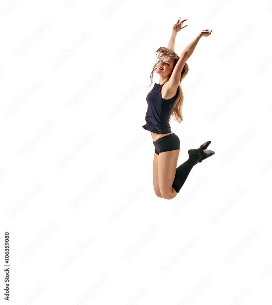 girl dancer flying