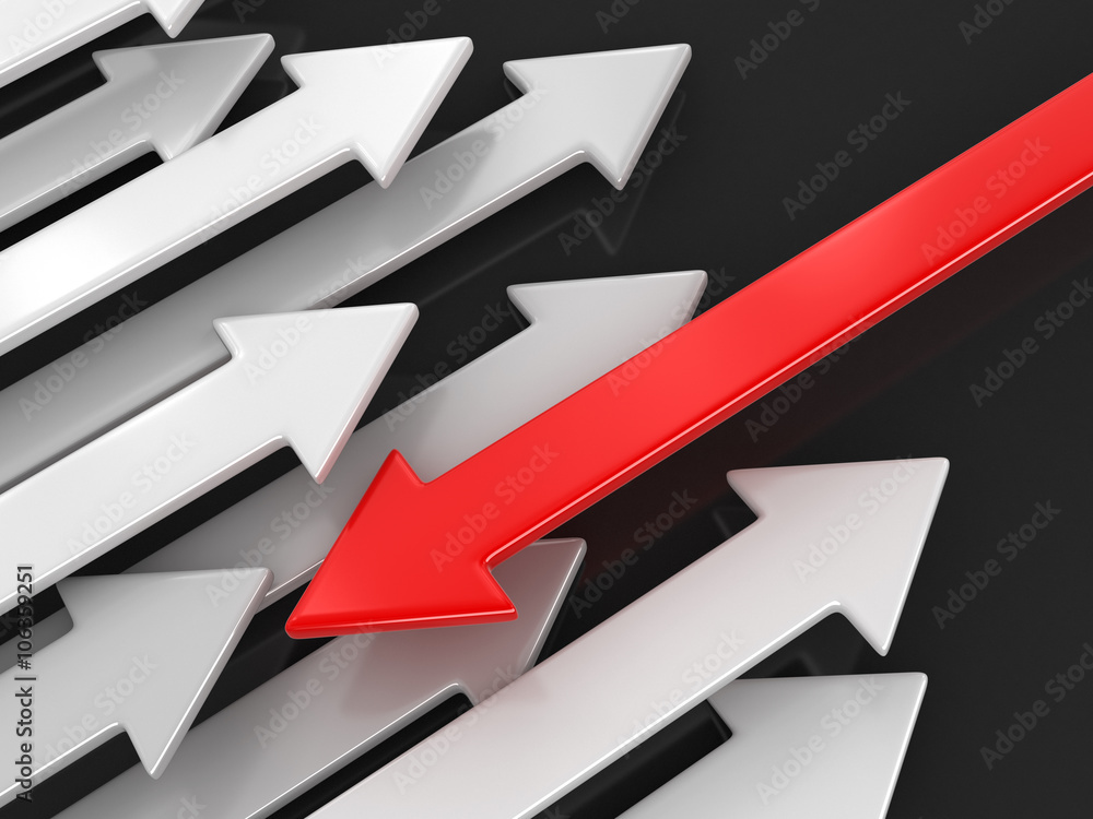 3d arrows. Image with clipping path 3d arrows. Image with clipping path