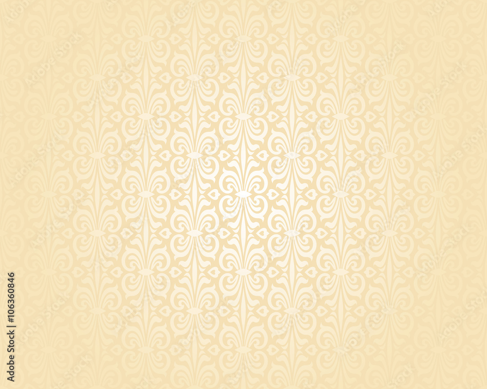 Bright wedding peach luxury vintage wallpaper background pattern Stock  Vector | Adobe Stock