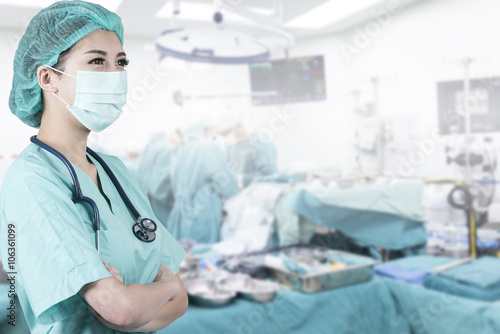 anaesthesiologist doctor in operation room