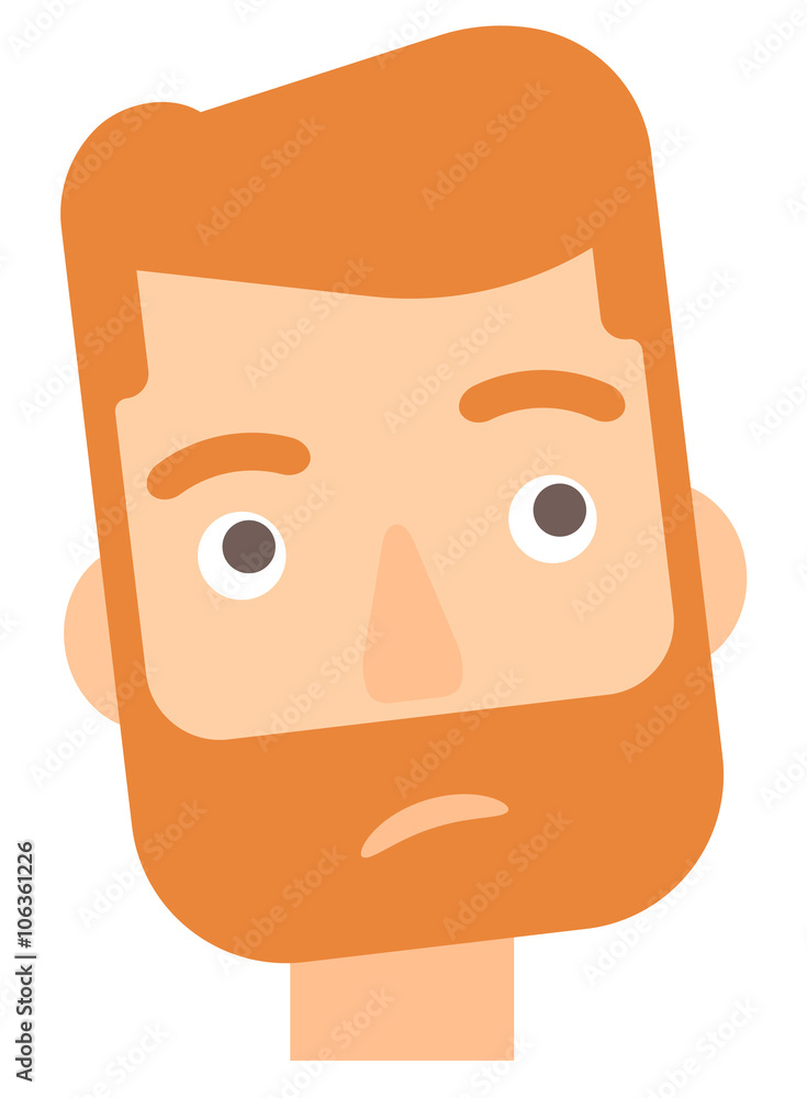 Fototapeta premium Young depressed man.