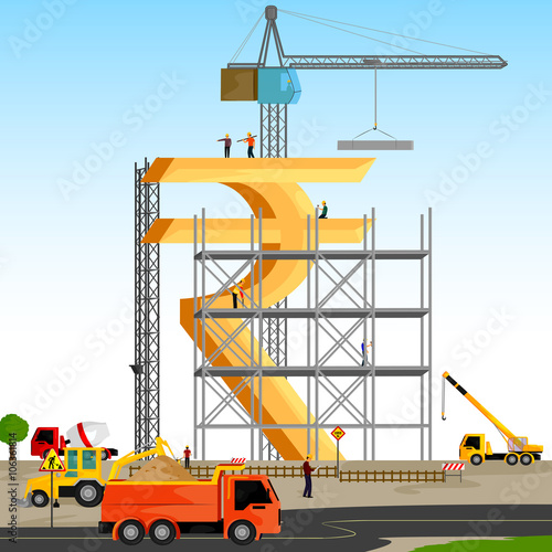 Structure building of Indian Rupee