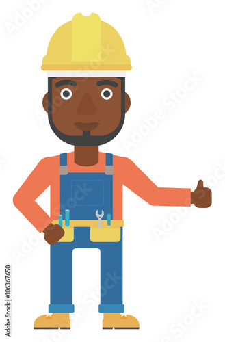 Builder showing thumbs up. © Visual Generation