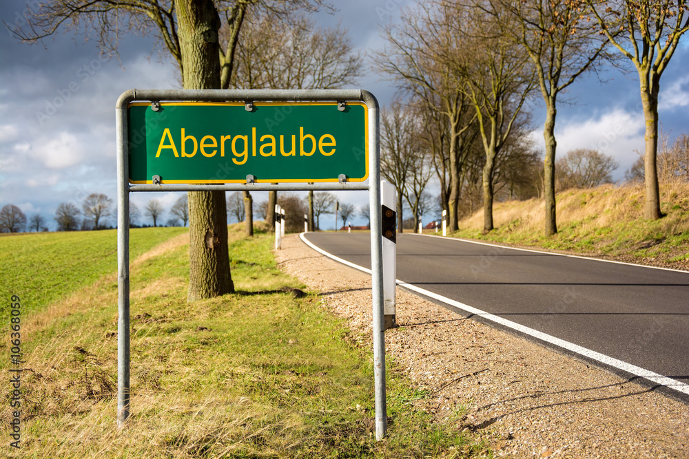 Schild 96 - Aberglaube