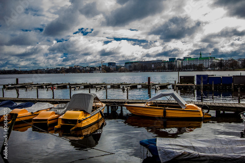 boat station in Hamburg!