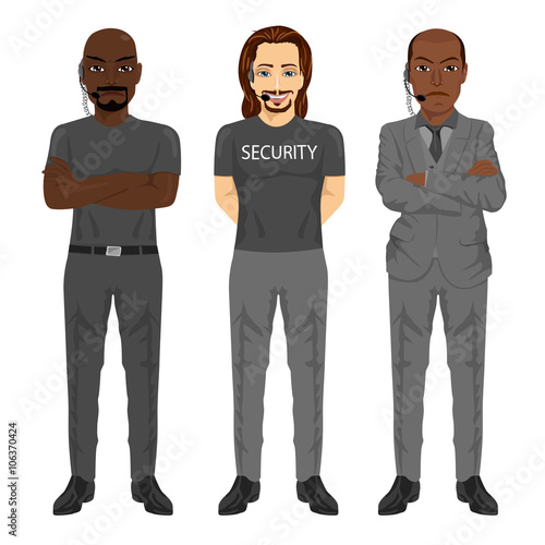 professional security guard team of nightclub