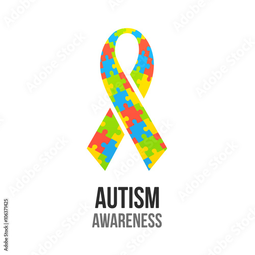 Autism awareness ribbon