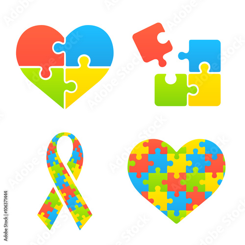 Autism awareness symbols