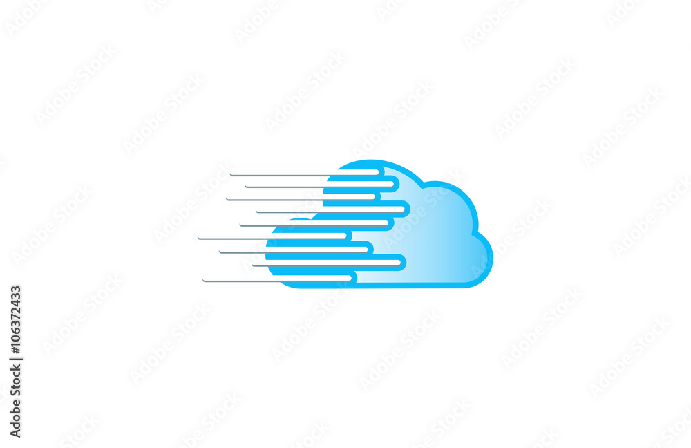 speed cloud technology logo speed cloud technology logo