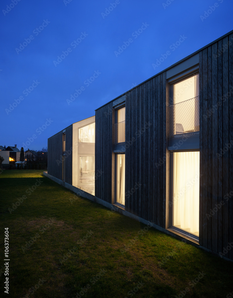 Fototapeta premium Exterior of a modern house