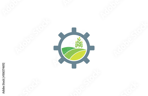 landscape farm engineering logo