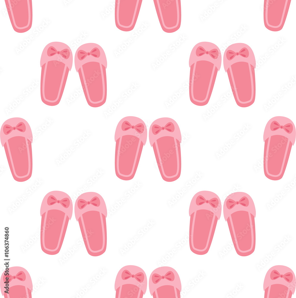 Color illustration of slippers icon Color illustration of slippers icon