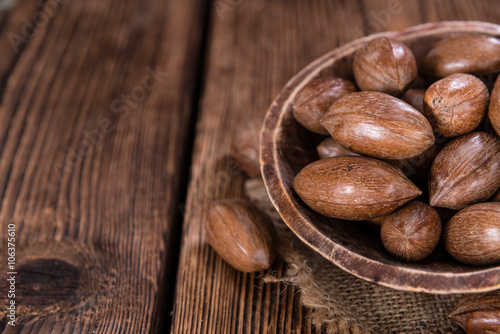 Heap of Pecan Nuts (selective focus)