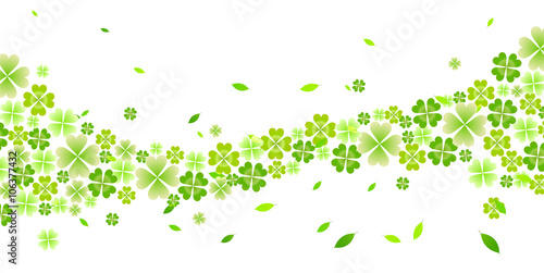 クローバー　新緑　風景　背景