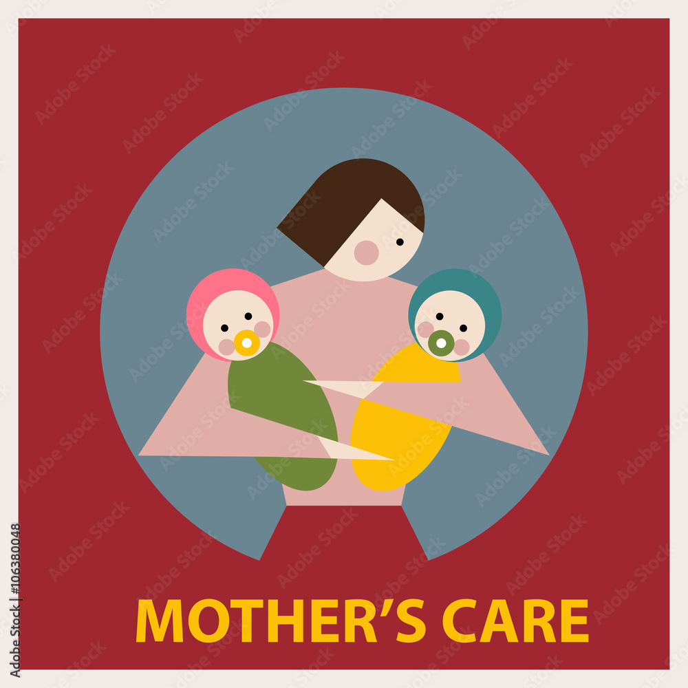 A mother's care. A mother's care.