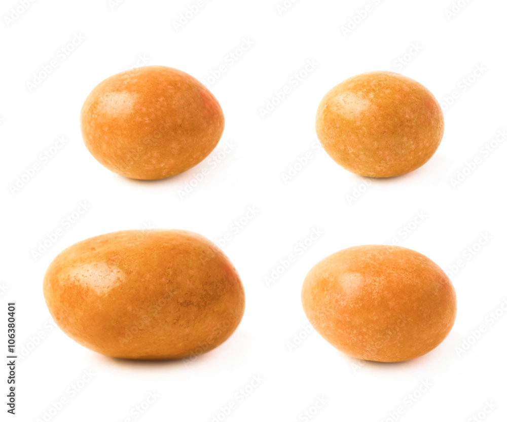 Chocolate peanut candy isolated Chocolate peanut candy isolated