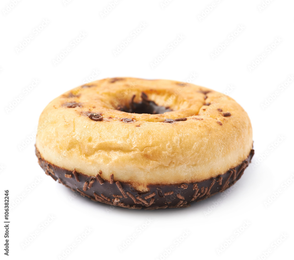 Chocolate donut isolated Chocolate donut isolated