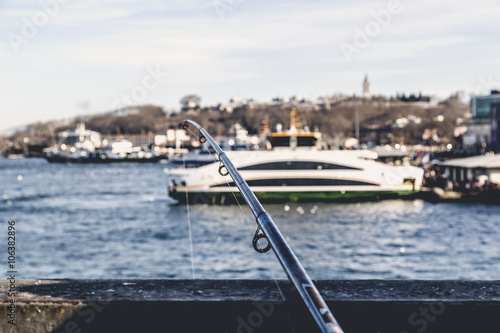 Fishing by the Bosphorus in...