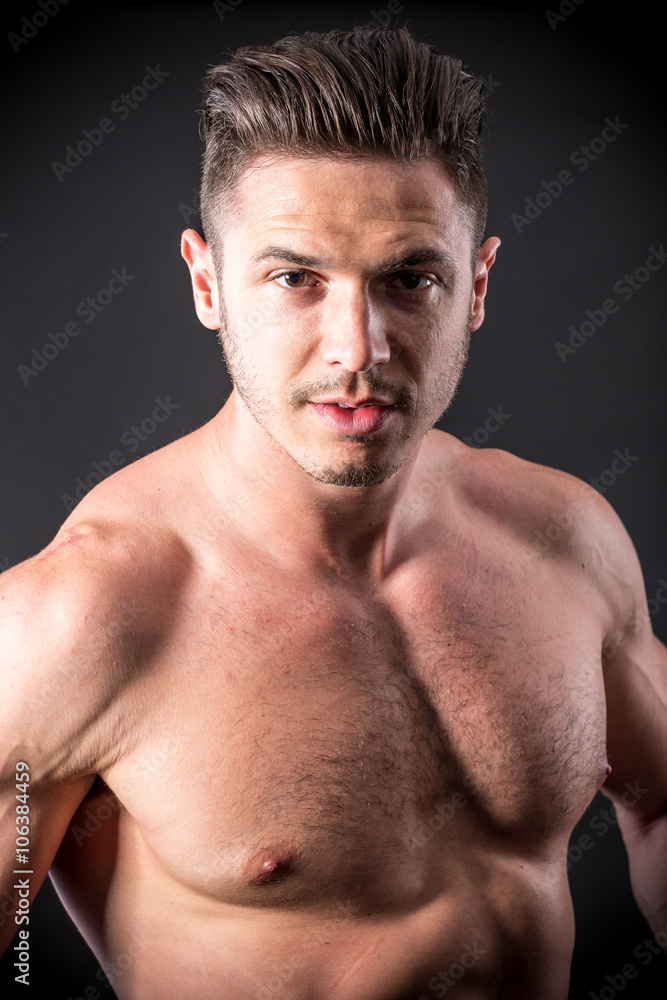 Fototapeta premium Muscular young man