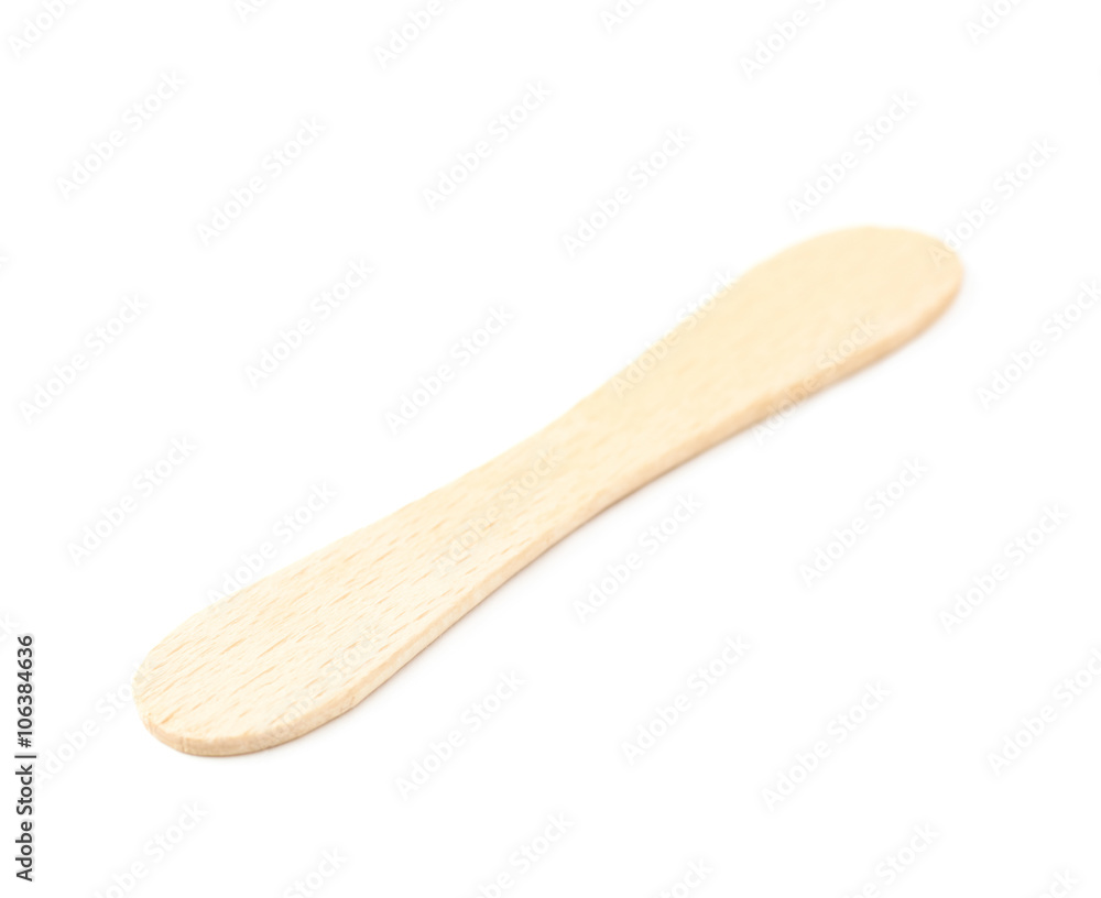 Empty wooden ice cream's stick isolated Empty wooden ice cream's stick isolated