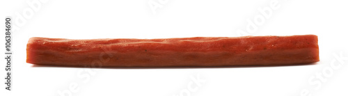 Meat sausage stick snack isolated