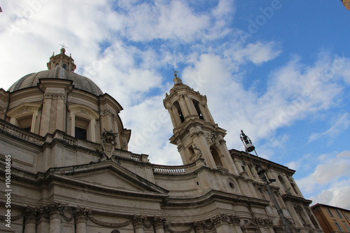 Rome,Italy,Piazza Navona,church,Sant'Agnese in Agone.