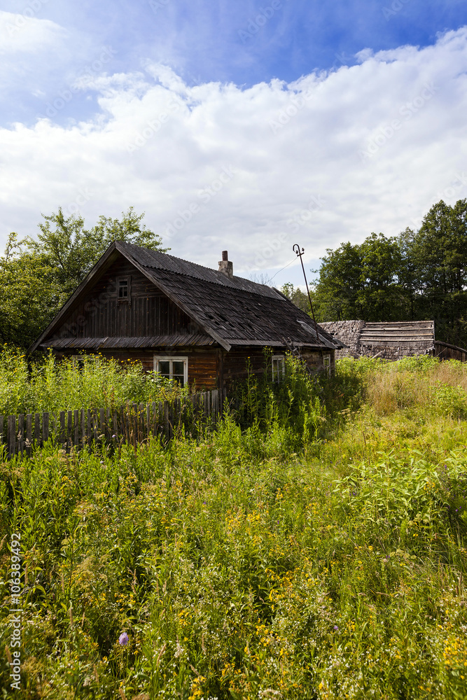 abandoned house , Belarus. abandoned house , Belarus.