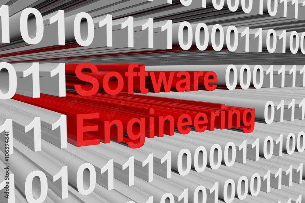 software engineering is presented in the form of binary code
