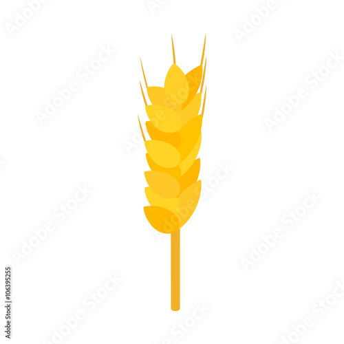 Wheat icon, isometric 3d style