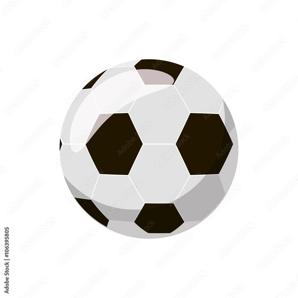 Soccer ball  icon, cartoon style