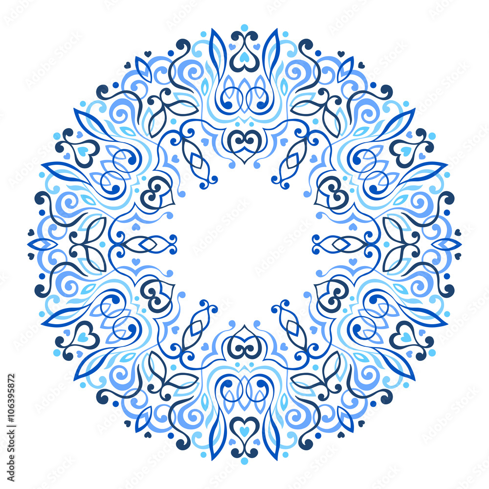 Abstract Ornate Mandala. Decorative frame for design. Abstract Ornate Mandala. Decorative frame for design.