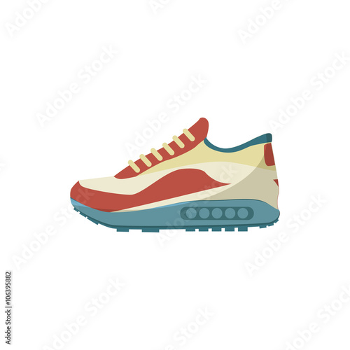 Sneakers icon, cartoon style