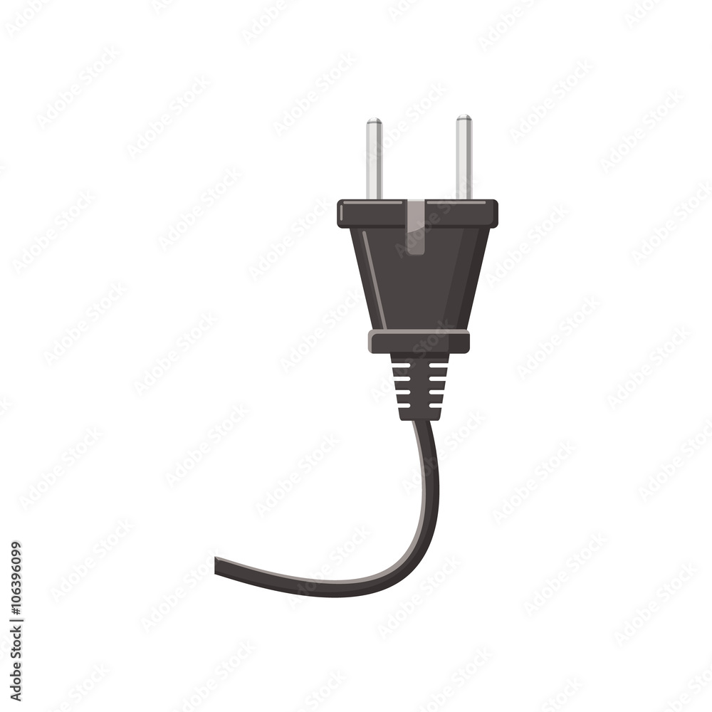 Electricity plug icon, cartoon style Electricity plug icon, cartoon style