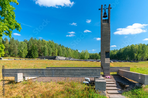 Khatyn, Belarus - 20 August 2015: memorial complex Khatyn, cemet photo
